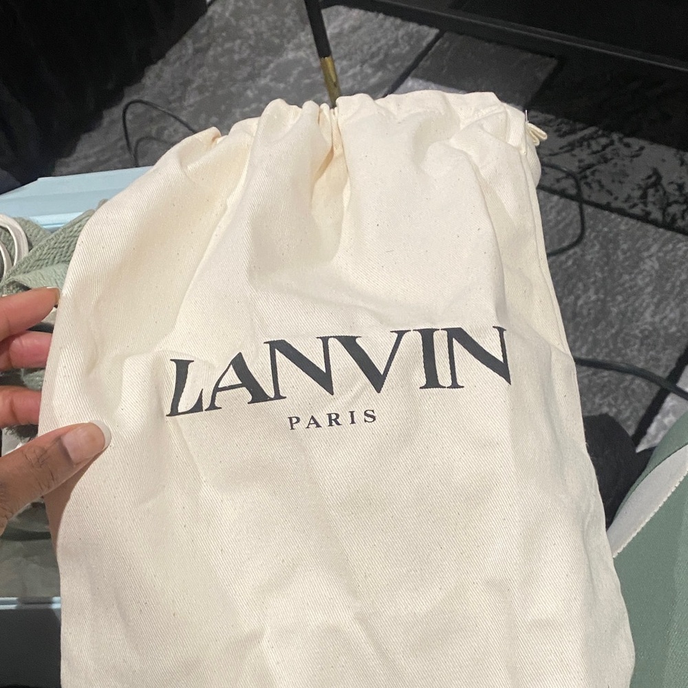 Lanvin  Mint Green Sneakers - Picture 5 of 7